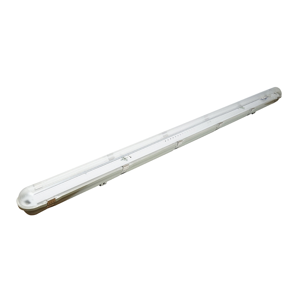 LED fluorescent tube light fixture 1x58W, 220V, 1560x80x90mm IP65 Breckner Germany
